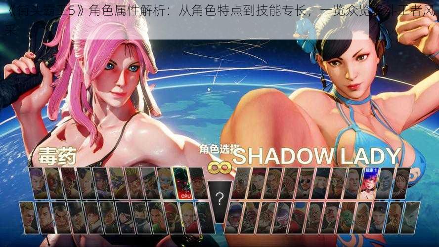 《街头霸王5》角色属性解析:从角色特点到技能专长,一览众览格斗王者风采